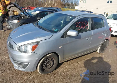 2019 Mitsubishi Mirage Es z USA, uszkodzony, nr VIN ML32A3HJ8KH009427